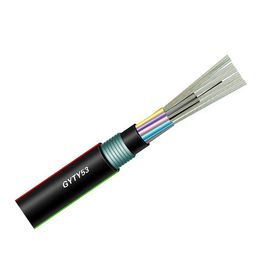 kwaliteit  6 Core Outdoor Fiber Optic Cable Single Mode For Direct Buried with PE outer sheath fabriek
