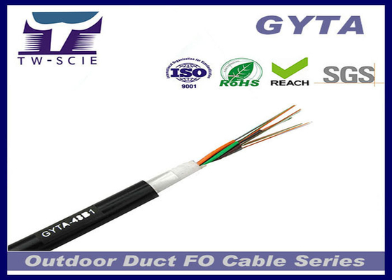 GYTA/GYTA53 de vastgelopen Openlucht het Staaldraad van de Vezel Optische Kabel Metaal versterkt Lid met Enig model
