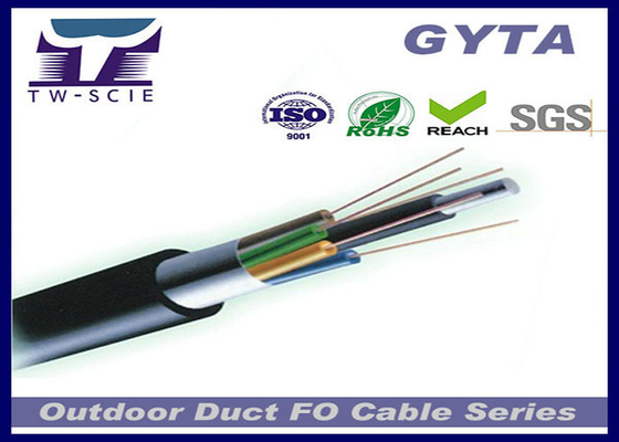 GYTA/GYTA53 de vastgelopen Openlucht het Staaldraad van de Vezel Optische Kabel Metaal versterkt Lid met Enig model