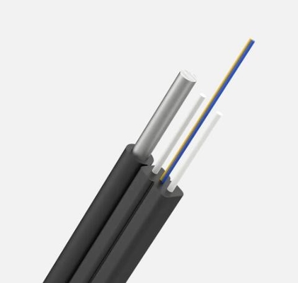 Self-supporting FTTH Drop Cable 1 Core tot 4 Cores Indoor Outdoor Overhead Optical Fiber Cable