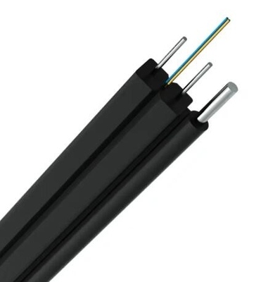 FIBER OPTIC 4 CORE 2km FTTH DROP CABLE EEN-MODE FIBER OPTIC CABLE