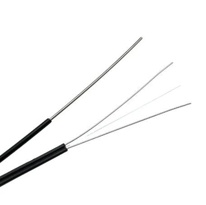 Outdoor 1 Core 2 Core 4 Core Staaldraad Drop Glasvezelkabel Voor FTTH