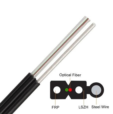 Optische vezels Aerial optische kabel Staalversterking FTTX FTTH FTTR Drop fiber kabel