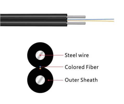 FTTH-dropkabel 1 CORE G657A2 G657A1 Glasvezelkabel