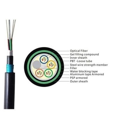Direct Burial 24 Core Fiber Optic Cable 1km Prijs Direct Burial Fiber Optic Cable