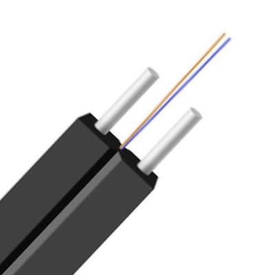 Inrichting FTTH-dropkabel, FRP-sterkte Memeber, 1-12F,keuze van OS2/OM2/OM3/OM4,LSZH