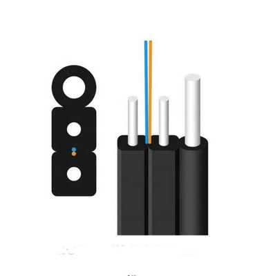 FTTH-dropkabeldraad 1 kern 2 kern staal LSZH glasvezelkabel voor binnen- en buiten