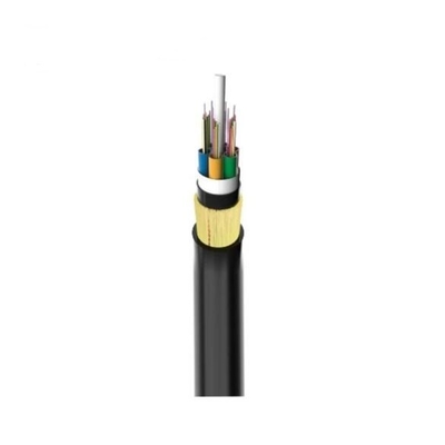 Outdoor Single/Double Jacket Aerial 2 tot 144 Core Sm G652D zelfdragende ADSS-vezeloptische kabel