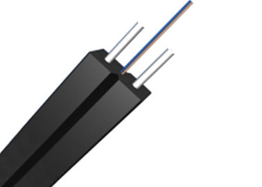 1-24 van de de Dalingskabel FTTH van de kernsm G657A1 gepantserd Vezel het netwerklszh Zwart Jasje voor Binnen