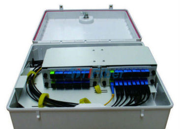 PLC van de de vezeldistributie van Mountedoptical van de Splitsersmuur van de de dooskabel van de de Beëindigingsdoos Waterdichte lichte de kleurenvervaardiging