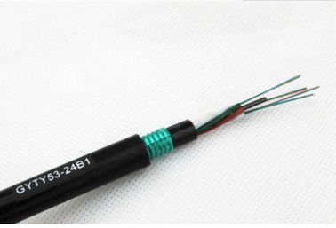 6 Core Outdoor Fiber Optic Cable Single Mode voor direct begraven met PE buitenmantel