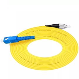 FC UPC aan van de de Wijzevezel van pvc van Sc UPC Simplex 3.0mm Enige het Flardkabel, het Flardkoord van de Verbindingsdraadvezel