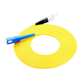 FC UPC aan van de de Wijzevezel van pvc van Sc UPC Simplex 3.0mm Enige het Flardkabel, het Flardkoord van de Verbindingsdraadvezel