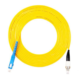 FC UPC aan van de de Wijzevezel van pvc van Sc UPC Simplex 3.0mm Enige het Flardkabel, het Flardkoord van de Verbindingsdraadvezel