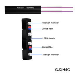 3.1*2.0mm FRP Binnenlszh de Vezel Optische Kabel van het Sterktelid FTTH