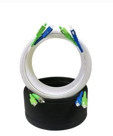 LSZH-van de Kabelkevlar van de Schede de Binnenvezel Optische Kabel van de het Garen Materiële Sterkte lid-FTTH