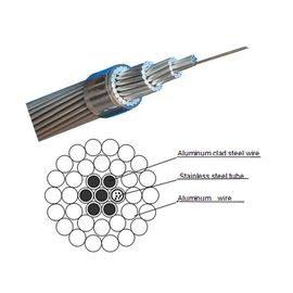 van het de Machtssysteem OPGW/OPPC/OPLC 96core van de aluminiumbuis past de hybride de vezel optische kabel constructure aan