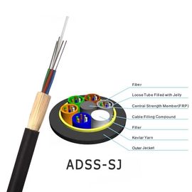 G657A1 G657A2 36 van de de Kabel alle-Diëlektrische Zelfstandige Vezel van de Kernadss Vezel de Optische Optische kabel