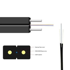 Vlinder-vormige Boogtype G657A1 van de de optische vezelkabel van FTTH GJYXFH Simplex de Vezel Optische Kern 2 van de Dalingsdraad