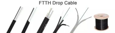Vlinder-vormige Boogtype G657A1 van de de optische vezelkabel van FTTH GJYXFH Simplex de Vezel Optische Kern 2 van de Dalingsdraad