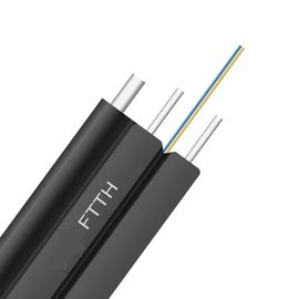 Van de het Jasjeboodschapper van pvc of LSZH-Optische de Kabelvezel van Wire Ftth Drop