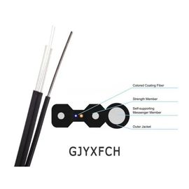 Van de het Jasjeboodschapper van pvc of LSZH-Optische de Kabelvezel van Wire Ftth Drop