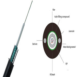 GYXTW Single Mode Central Loose Tube Outdoor Antenne en Duct 6f glasvezelkabel
