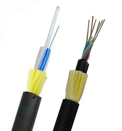 De zwarte 96 van de de Vezel Optische Kabel van de Kernenadss Doorbraak Dubbele Buitenschede voor Machtstelecommunicatie