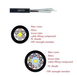 GYFTY 72 Core Loose Tube Non - Metallic &amp; Non - Armored Outdoor Fiber Optic Cable