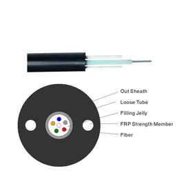 GYFXTY 6 van de de Vezel Optische Kabel van de kern de Enige Wijze Luchtkabel voor lange-afstandscommunicatie
