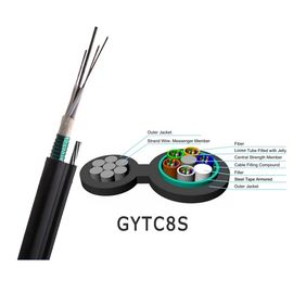GYTC8S zelf Gesteunde Figuur 8 Openluchtvezel Optische Kabel
