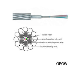 48 Core Aerial Central Optical Unit Overhead Ground Wire Opgw Cable Optische gronddraad
