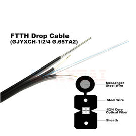GJYXCH/GJYXFCH openlucht Zelfstandige FTTH-Dalingskabel 1/2/4 Figuur 8 van de Kern Enige Wijze Vezel Optische Kabel