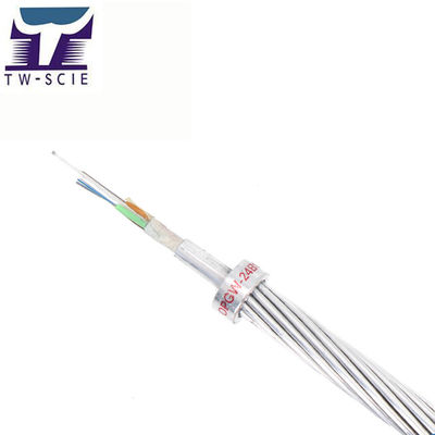 de optische gronddraad 2 Laag liep Centrale de vezel optische kabel vast over lange afstand van Al Covered Stainless Steel Tube OPGW