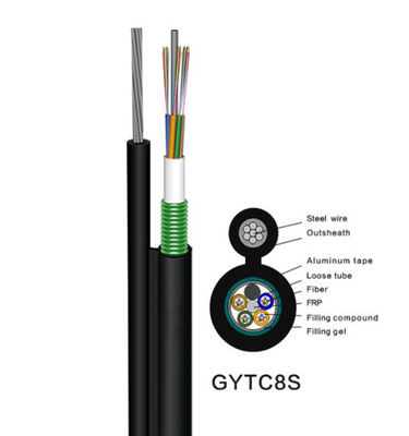 36 van de het Netwerkkabel GYTC8Sfiber van de Kernen de Zelfsteun Gepantserde optische kabel voor openluchtkabel