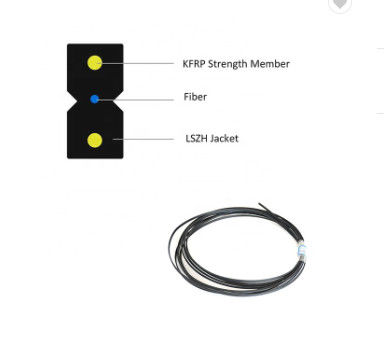 Binnenvezel Optische Kabel 1 van de de Schededaling van de kerng657a1 Vezel FRP LSZH de Kabel van de de Kabelftth Daling