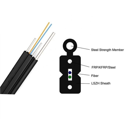 Zelfstandige FTTH-Dalingskabel 1300 - 1324nm Nul Verspreidingsgolflengte GJYXCH/GJYXFCH